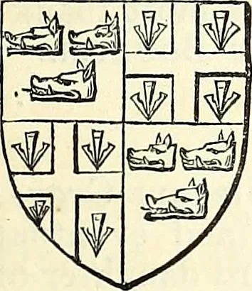 An illustration from Miscellanea genealogica et heraldica :, 1868, leaf 676