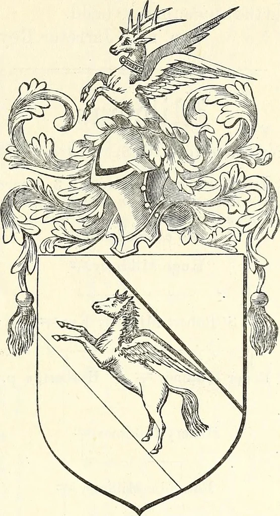 An illustration from Miscellanea genealogica et heraldica :, 1868, leaf 678