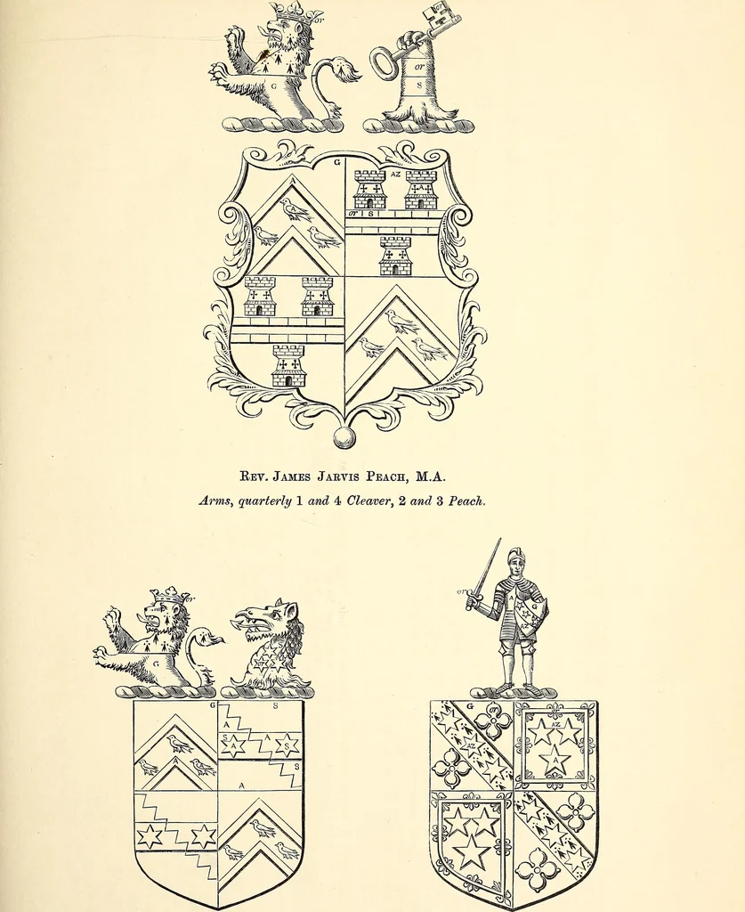 An illustration from Miscellanea genealogica et heraldica :, 1868, leaf 722