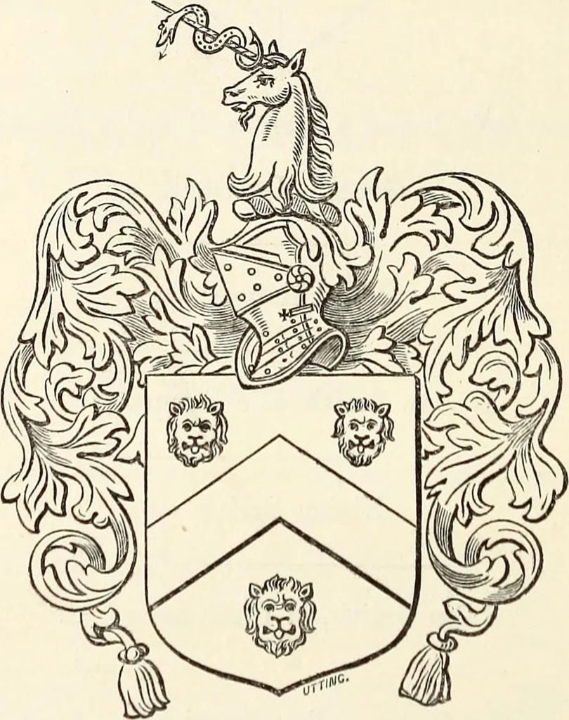 An illustration from Miscellanea genealogica et heraldica :, 1868, leaf 73