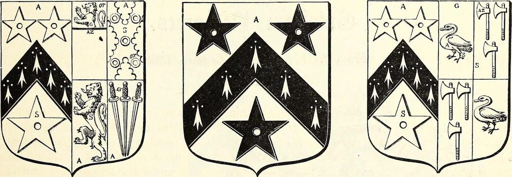 An illustration from Miscellanea genealogica et heraldica :, 1868, leaf 732