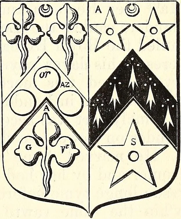 An illustration from Miscellanea genealogica et heraldica :, 1868, leaf 734