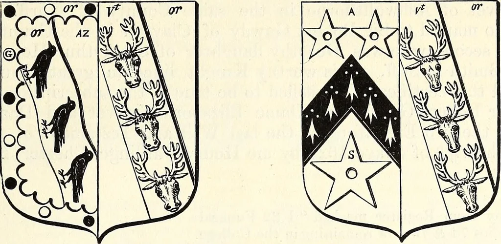 An illustration from Miscellanea genealogica et heraldica :, 1868, leaf 736