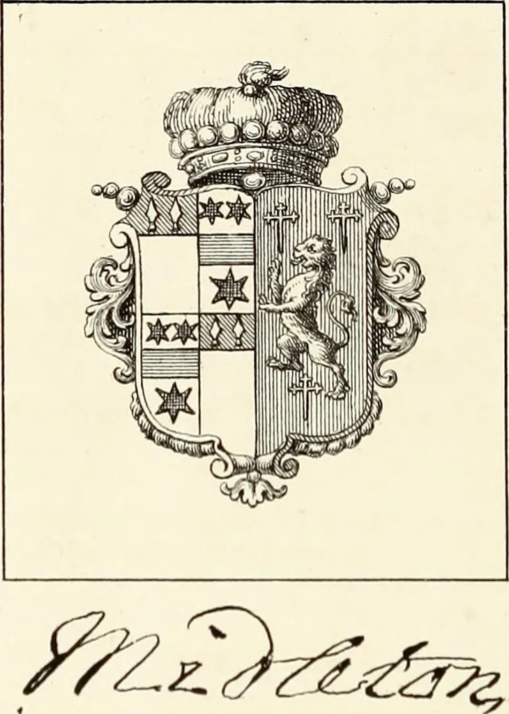 An illustration from Miscellanea genealogica et heraldica :, 1868, leaf 779