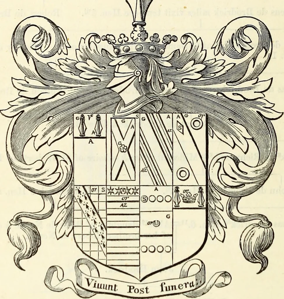 An illustration from Miscellanea genealogica et heraldica :, 1868, leaf 781