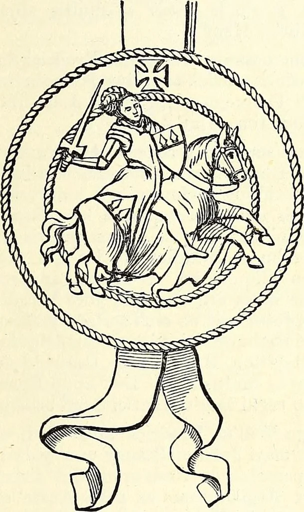 An illustration from Miscellanea genealogica et heraldica :, 1868, leaf 782