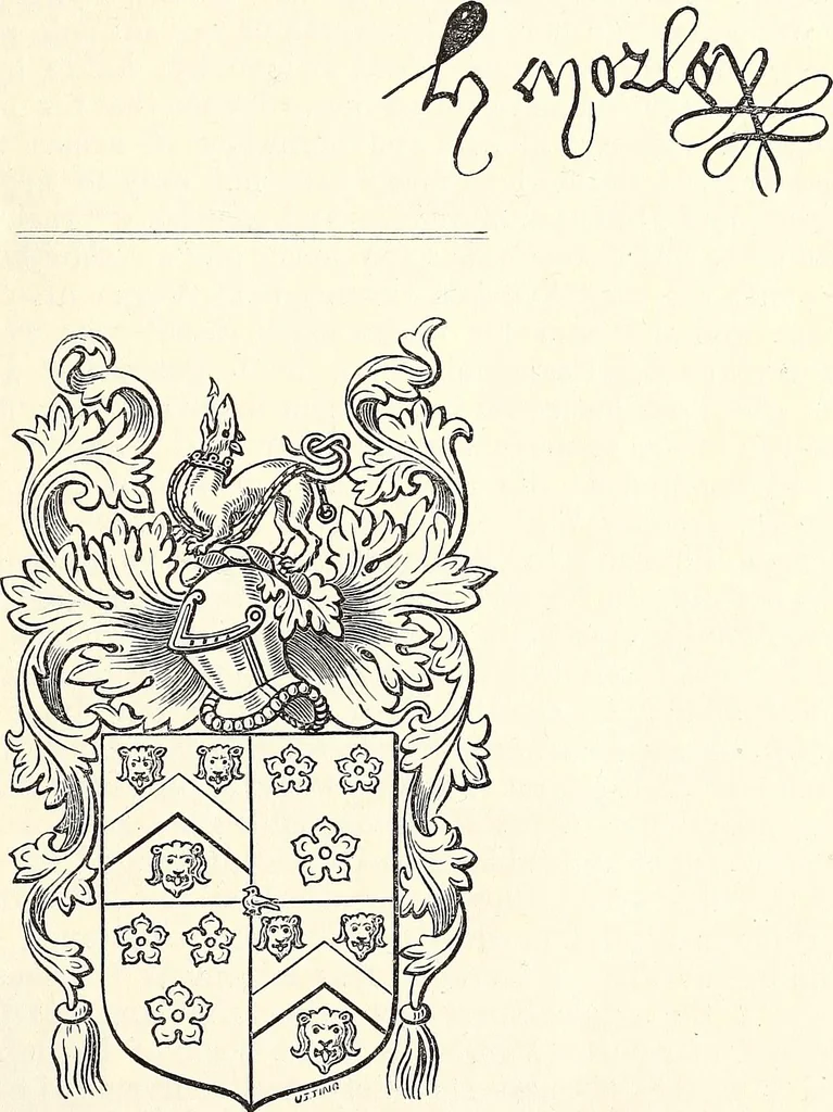 An illustration from Miscellanea genealogica et heraldica :, 1868, leaf 80
