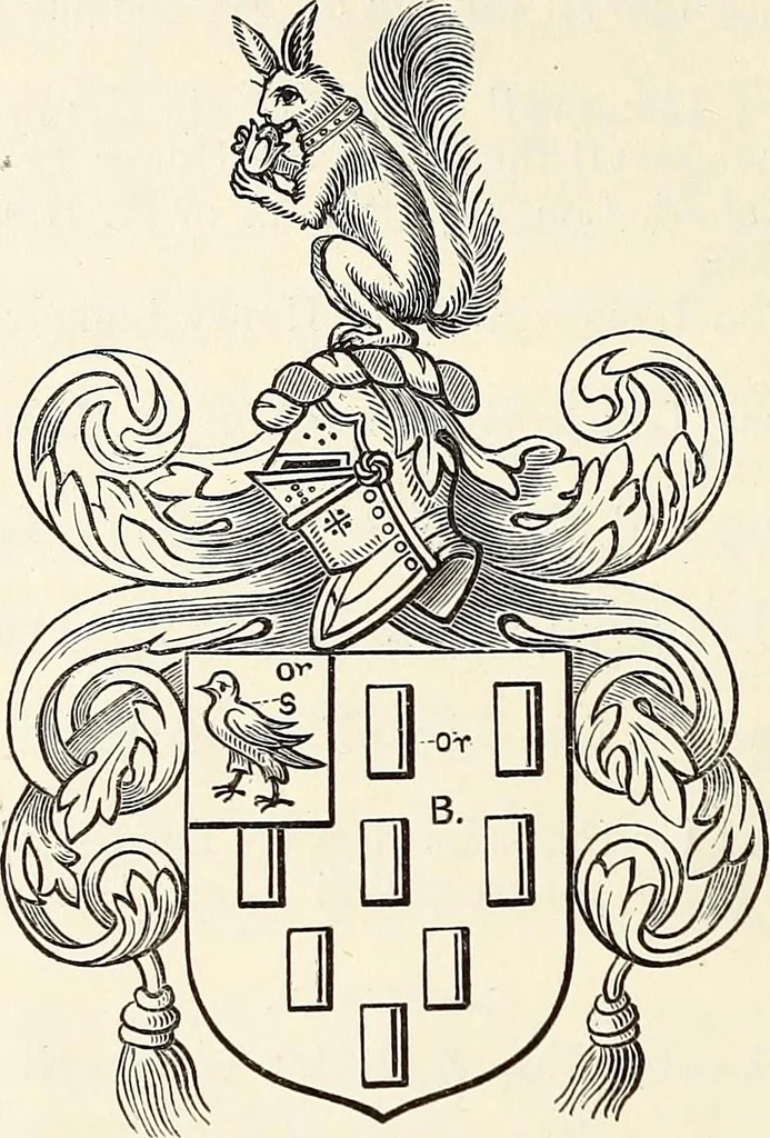 An illustration from Miscellanea genealogica et heraldica :, 1868, leaf 85