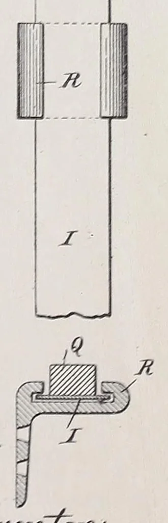 An illustration from Miscellaneous U.S. elevator patents, 1880, leaf 213