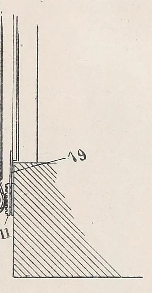 An illustration from Miscellaneous U.S. elevator patents, 1880, leaf 597