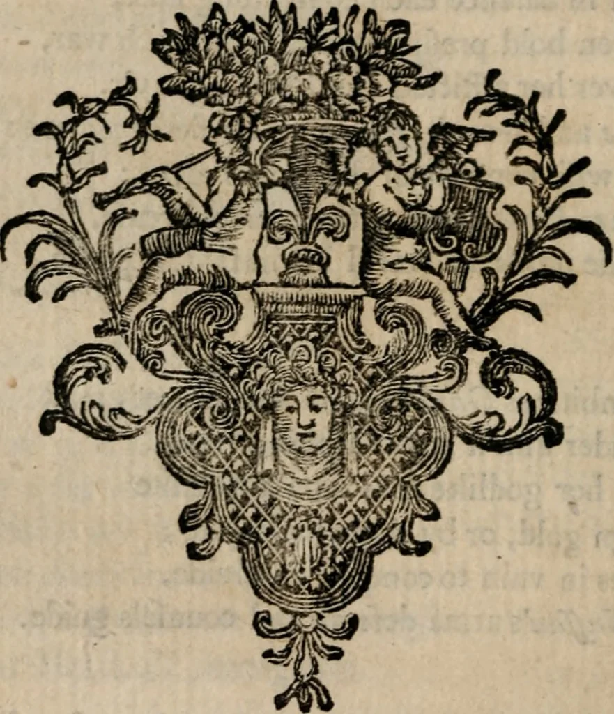 An illustration from Miscellaneous works, in verse and prose ... consisting of such as were never before printed in twelves. With some account of the life and writings of th author, 1735, leaf 77