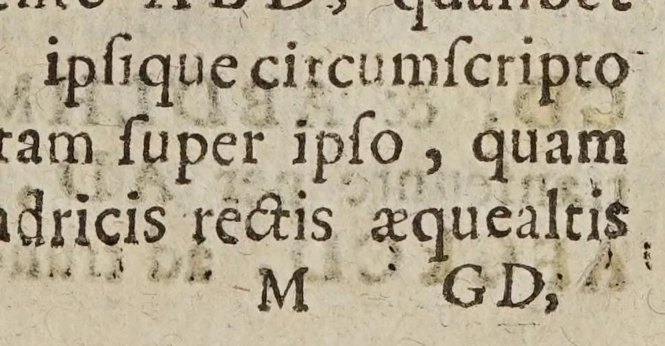 An illustration from Miscellanevm hyperbolicvm, et parabolicvm : in qvo praecipve agitvr de centris grauitatis hyperbolae, partium eiusdem, atque nonnullorum solidorum, de quibus nunquam geometria locuta est : parabola nouiter quadratur dupliciter : ducuntur infinitarum parabolarum tangentes : assignantur maxima inscriptibilia, minimaque circumscriptibilia : infinitis parabolis, conoidibus, ac semifusis parabolicis : aliaque geometrica noua exponuntur scitu digna, 1659, leaf 327