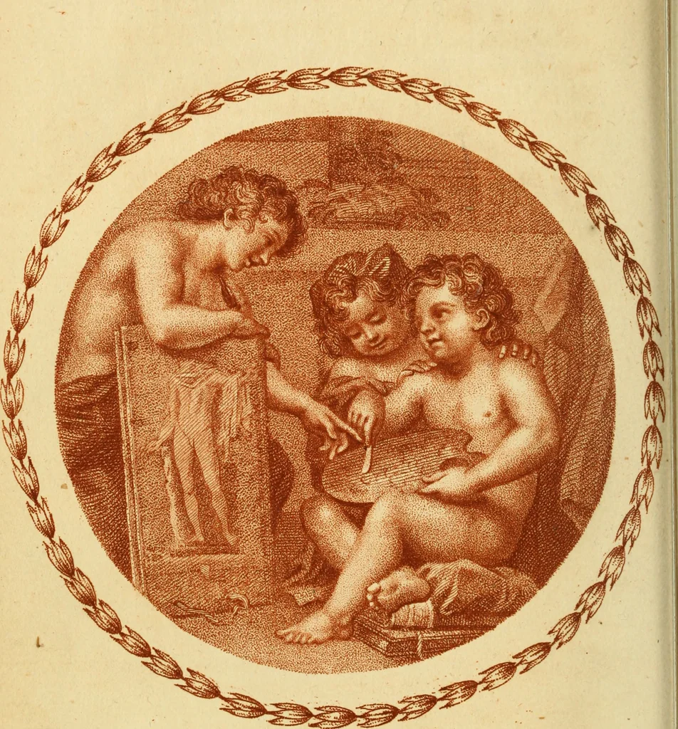 An illustration from Miscellanies relating to the arts, 1785, leaf 243