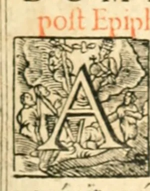 An illustration from Missale Romanum ex decreto Sacro-Sancti Concilii Tridentini restitutum, 1690, leaf 106