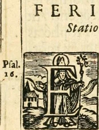 An illustration from Missale Romanum ex decreto Sacro-Sancti Concilii Tridentini restitutum, 1690, leaf 149