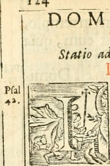 An illustration from Missale Romanum ex decreto Sacro-Sancti Concilii Tridentini restitutum, 1690, leaf 183
