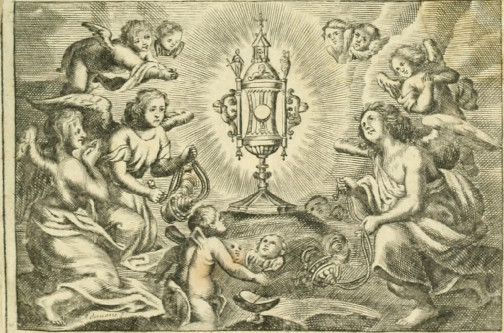 An illustration from Missale Romanum ex decreto Sacro-Sancti Concilii Tridentini restitutum, 1690, leaf 2