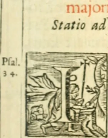An illustration from Missale Romanum ex decreto Sacro-Sancti Concilii Tridentini restitutum, 1690, leaf 208