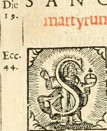 An illustration from Missale Romanum ex decreto Sacro-Sancti Concilii Tridentini restitutum, 1690, leaf 497