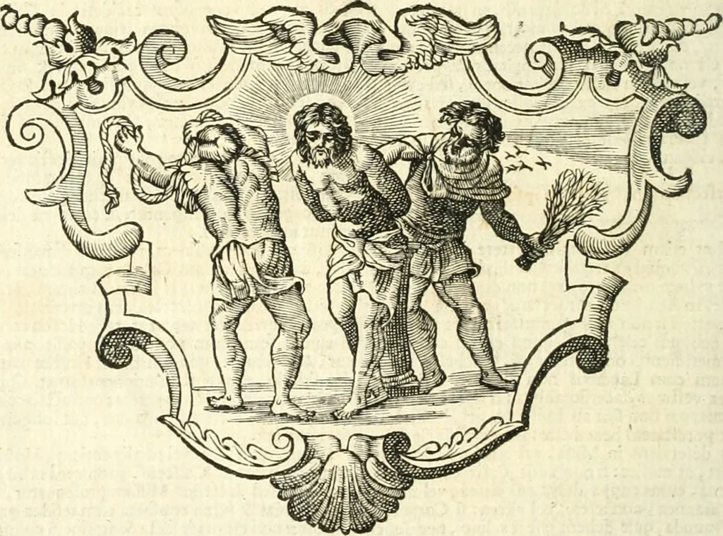 An illustration from Missale Romanum ex decreto Sacro-Sancti Concilii Tridentini restitutum, 1690, leaf 51