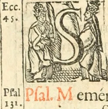 An illustration from Missale Romanum ex decreto Sacro-Sancti Concilii Tridentini restitutum, 1690, leaf 585