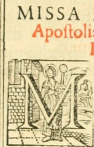An illustration from Missale Romanum ex decreto Sacro-Sancti Concilii Tridentini restitutum, 1690, leaf 678
