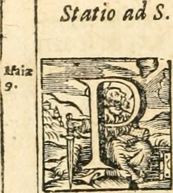 An illustration from Missale Romanum ex decreto Sacro-Sancti Concilii Tridentini restitutum, 1690, leaf 95