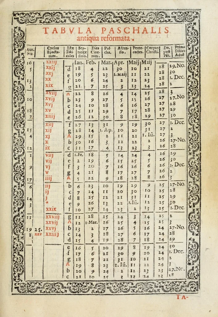 An illustration from Missale Romanum ex decreto Sacrosancti Concilij Tridentini restitutum : Pii V. Pont. Max. iussu editum et Clementis VIII. auctoritte recognitum, 1623, leaf 17