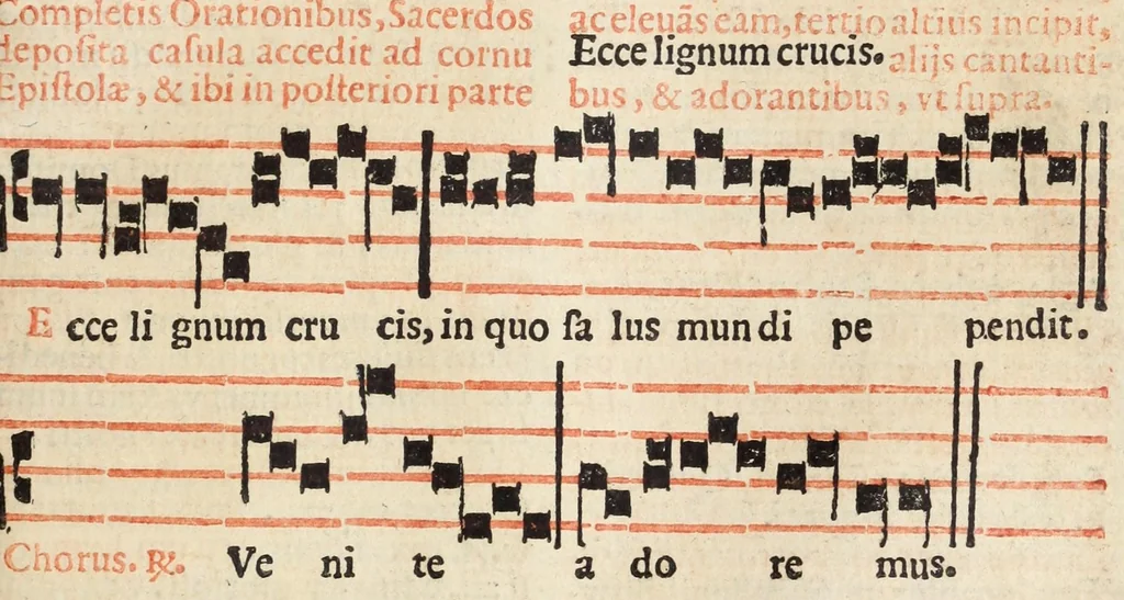 An illustration from Missale Romanum ex decreto Sacrosancti Concilij Tridentini restitutum : Pii V. Pont. Max. iussu editum et Clementis VIII. auctoritte recognitum, 1623, leaf 227