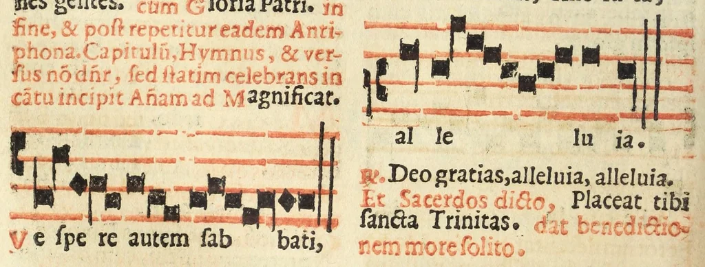 An illustration from Missale Romanum ex decreto Sacrosancti Concilij Tridentini restitutum : Pii V. Pont. Max. iussu editum et Clementis VIII. auctoritte recognitum, 1623, leaf 268