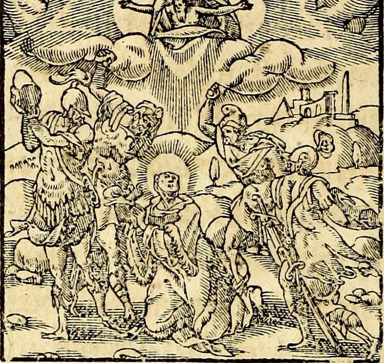 An illustration from Missale romanvm, ex decreto sacrosancti Concilij Tridentini restitum, 1575, leaf 101