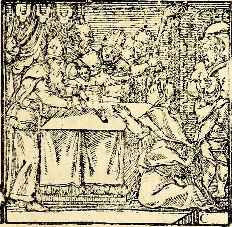 An illustration from Missale romanvm, ex decreto sacrosancti Concilij Tridentini restitum, 1575, leaf 116