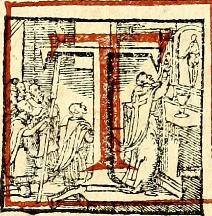 An illustration from Missale romanvm, ex decreto sacrosancti Concilij Tridentini restitum, 1575, leaf 170