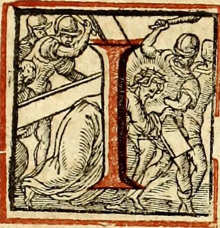 An illustration from Missale romanvm, ex decreto sacrosancti Concilij Tridentini restitum, 1575, leaf 184