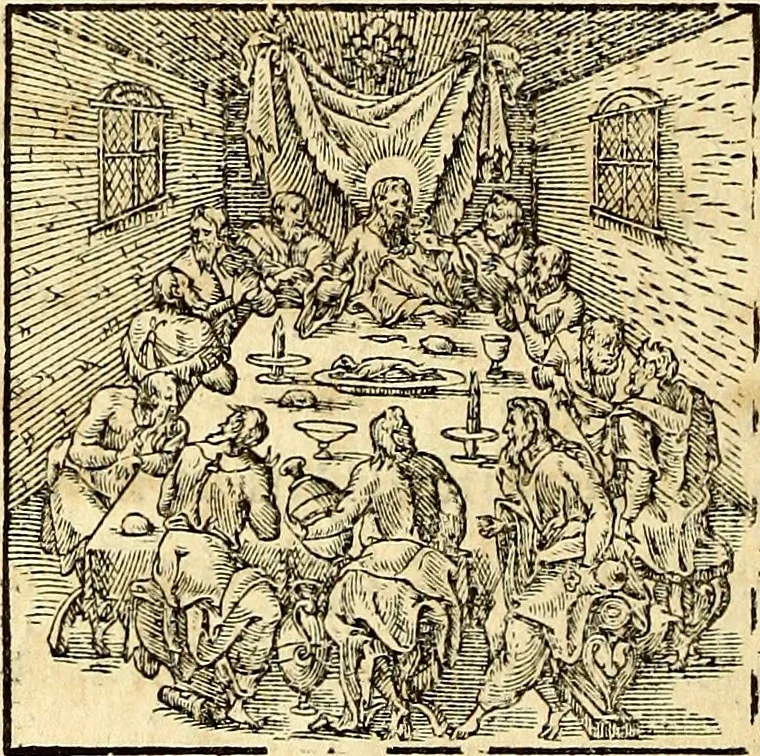 An illustration from Missale romanvm, ex decreto sacrosancti Concilij Tridentini restitum, 1575, leaf 257