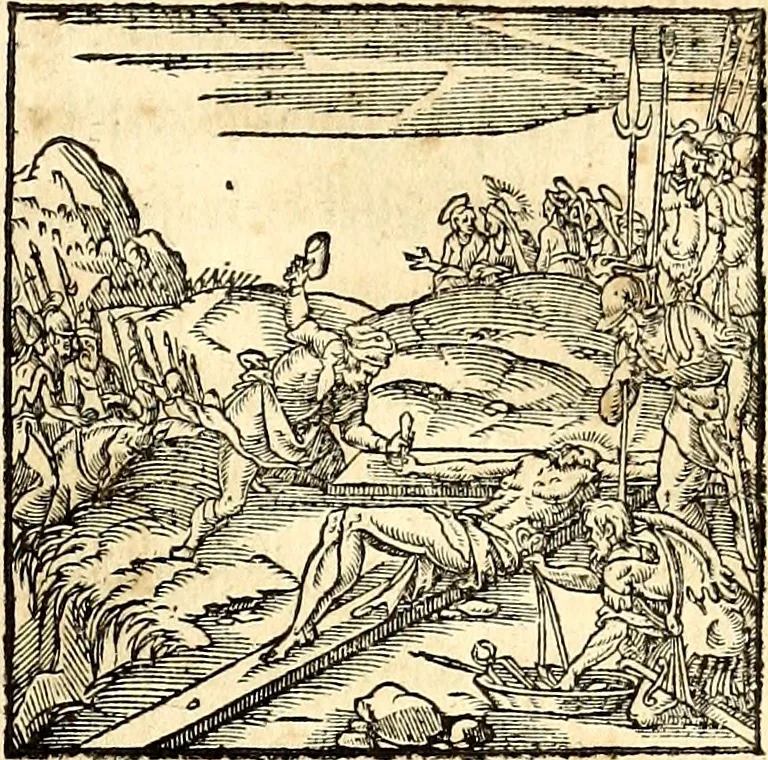 An illustration from Missale romanvm, ex decreto sacrosancti Concilij Tridentini restitum, 1575, leaf 262