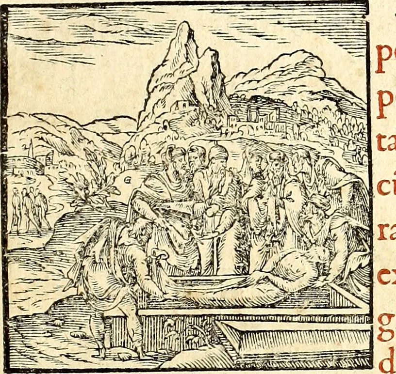 An illustration from Missale romanvm, ex decreto sacrosancti Concilij Tridentini restitum, 1575, leaf 276
