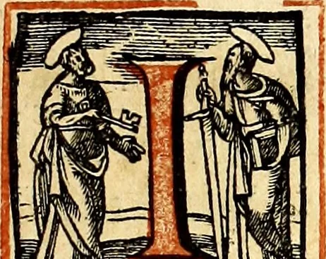 An illustration from Missale romanvm, ex decreto sacrosancti Concilij Tridentini restitum, 1575, leaf 312