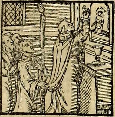 An illustration from Missale romanvm, ex decreto sacrosancti Concilij Tridentini restitum, 1575, leaf 348