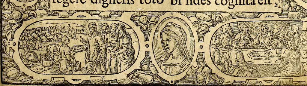 An illustration from Missale romanvm, ex decreto sacrosancti Concilij Tridentini restitum, 1575, leaf 348