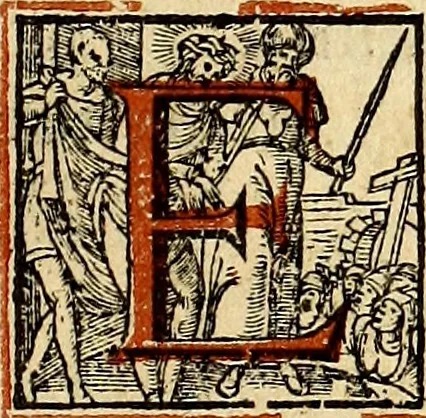An illustration from Missale romanvm, ex decreto sacrosancti Concilij Tridentini restitum, 1575, leaf 374