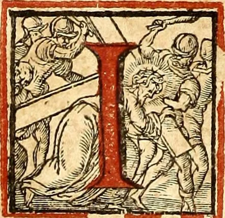 An illustration from Missale romanvm, ex decreto sacrosancti Concilij Tridentini restitum, 1575, leaf 381