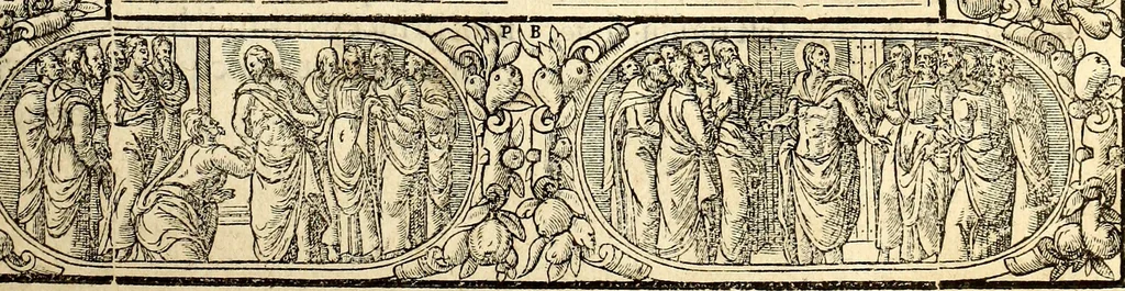 An illustration from Missale romanvm, ex decreto sacrosancti Concilij Tridentini restitum, 1575, leaf 404