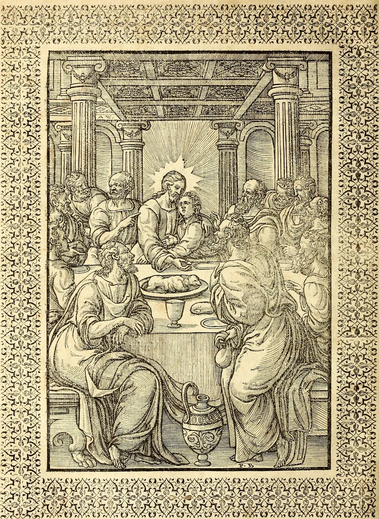 An illustration from Missale romanvm, ex decreto sacrosancti Concilij Tridentini restitum, 1575, leaf 421