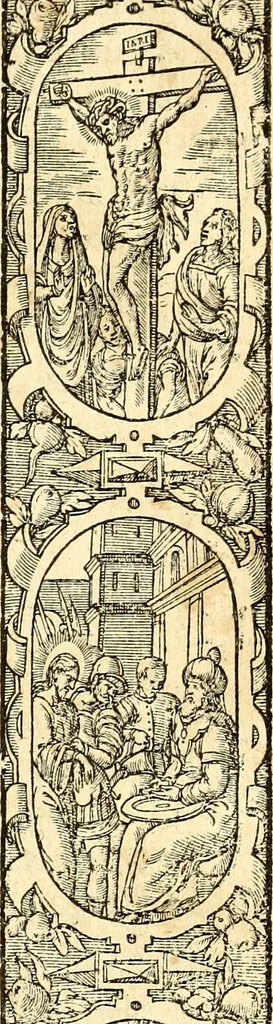 An illustration from Missale romanvm, ex decreto sacrosancti Concilij Tridentini restitum, 1575, leaf 422