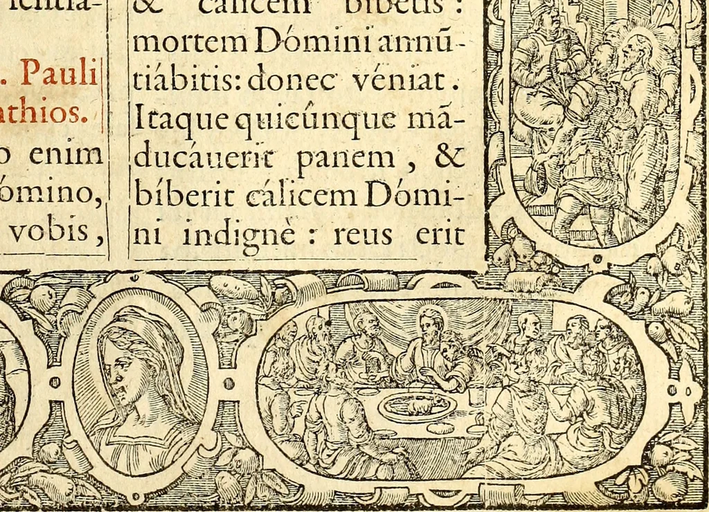 An illustration from Missale romanvm, ex decreto sacrosancti Concilij Tridentini restitum, 1575, leaf 422