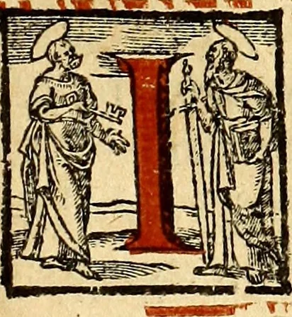 An illustration from Missale romanvm, ex decreto sacrosancti Concilij Tridentini restitum, 1575, leaf 482