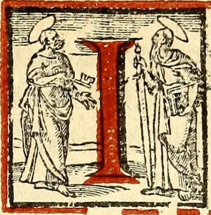An illustration from Missale romanvm, ex decreto sacrosancti Concilij Tridentini restitum, 1575, leaf 502