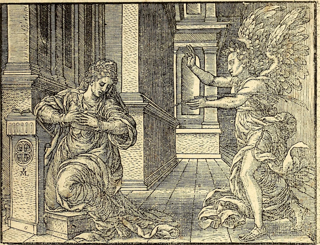 An illustration from Missale romanvm, ex decreto sacrosancti Concilij Tridentini restitum, 1575, leaf 520