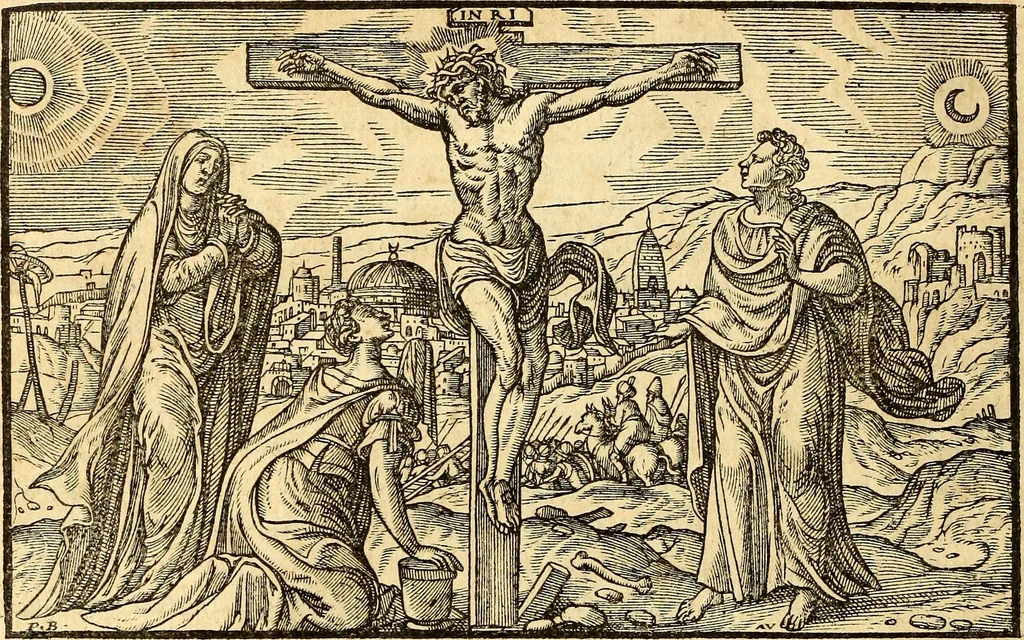 An illustration from Missale romanvm, ex decreto sacrosancti Concilij Tridentini restitum, 1575, leaf 531